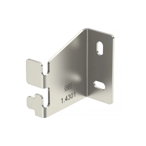   Obo fali tartó vízszintes C rácsos kábeltálcához H65mm, felületkezelés nélkül, utókezelt, nemesacél 6016411
