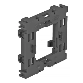   Obo szerelvénytartók Modul 45-höz nyitott kivitelű, világosszürke 15x76x71 6288572
