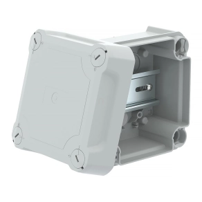   Obo leágazódoboz magasított fedéllel 114x114x76, világos szürke 2007730