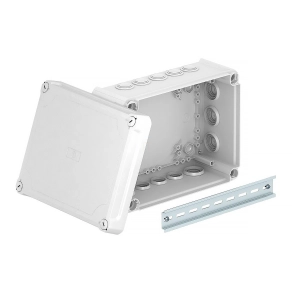   Obo leágazódoboz magasított fedéllel 240x190x115, világos szürke 2007716