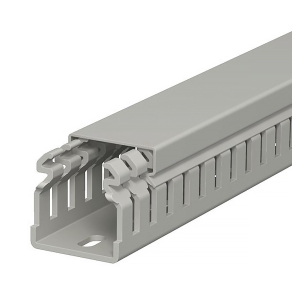 Obo vezetékrendező csatorna, kőszürke 37x37x2000 6178307