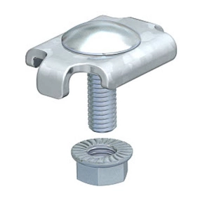 Obo szorítóelem rácsos kábeltálcához, cink 6016820