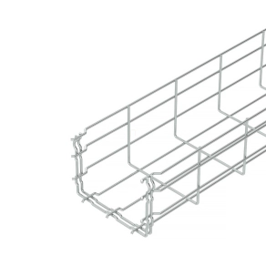   Obo GRM rácsos kábeltálca 105x150x3000, galvanikusan horganyzott, EN ISO 19598 / EN ISO 4042, cink 6002404