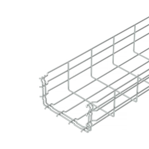   Obo GRM rácsos kábeltálca 105x200x3000, galvanikusan horganyzott, EN ISO 19598 / EN ISO 4042, cink 6002406