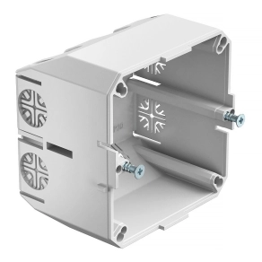   Obo szerelvénydoboz tartógyűrűs készülékekhez, világos szürke 6023207