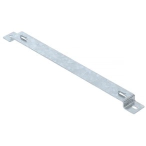   Obo távtartó kengyel rácsos kábeltálcához B400mm, merítetten tűzihorganyzott, DIN EN ISO 1461, cink 6015691