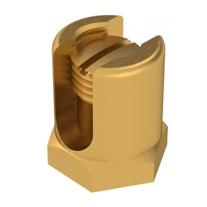 Obo földelőcsavar M6 menettel 25-75mm2, sárgaréz 6404014