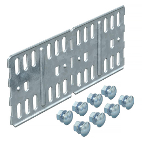   Obo hosszanti és sarokösszekötő kábeltálcához, vízszintes, cink 85x200 6067123