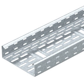   Obo kábeltálca DKS perforált, padlóátvezetővel 60x100x3000, merítetten tűzihorganyzott, DIN EN ISO 1461, cink 6085326