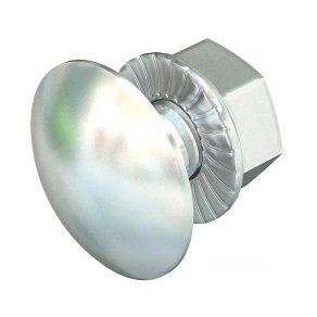   Obo félgömbfejű csavar kombianyával M6x12, felületkezelés nélkül, utókezelt, nemesacél 6406138