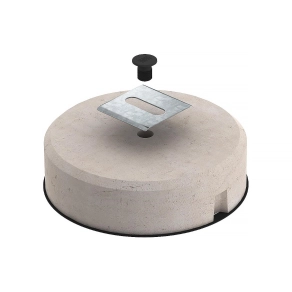   Obo betontalp kábeltálca rögzítéshez komplett szett 10 kg 295x295x84 5403101