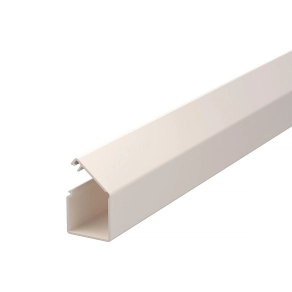   Obo minicsatorna öntapadó fóliával és zsanéros felsőrész 17x17x2000, krémfehér 6150187