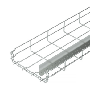   Obo GRM rácsos kábeltálca 1 válaszfallal, cink 55x200x3000 6006455