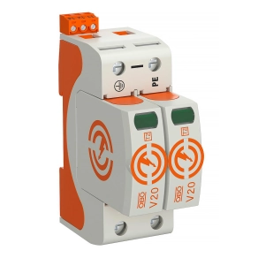   Obo SurgeController túlfeszültség védő V20 2-pólusú, távjelzéssel 280V 5095282
