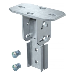   Obo fejlemez IS 8 oszlophoz,állítható oldal 200mm, merítetten tűzihorganyzott, DIN EN ISO 1461, cink 6347843