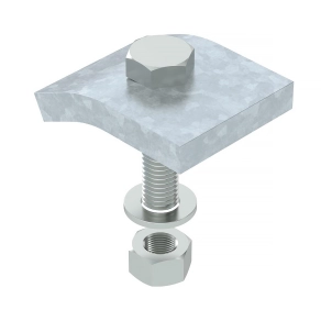   Obo rögzítő szöglet hatlapfejű csavarral,h = 10 mm 60x50, merítetten tűzihorganyzott, DIN EN ISO 1461, cink 6355226