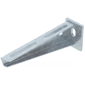   Obo fali és oszlopkonzol ráhegesztett fejlemezzel, cink B160mm 6420664