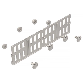   Obo sarokösszekötő kábeltálcához, vízszintes 60x200, felületkezelés nélkül, utókezelt, nemesacél 6067664