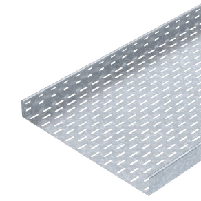   Obo kábeltálca MKS perforált 60x500x3000, merítetten tűzihorganyzott, DIN EN ISO 1461, cink 6055699