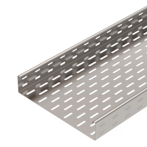   Obo kábeltálca MKS perforált 60x300x3000, felületkezelés nélkül, utókezelt, nemesacél 6056040