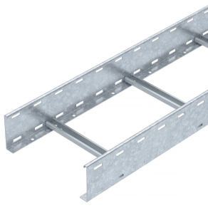   Obo kábellétra hegesztett kivitel perf. nélküli létrafokkal 110x300x3000, merítetten tűzihorganyzott, DIN EN ISO 1461, cink 6207304