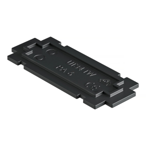 Obo elválasztófal UT34-hez, grafitfekete 72x29x4 7408796