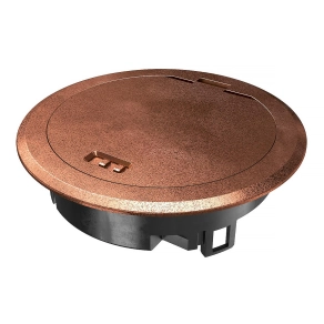   Obo csapófedél kábelkivezetővel, vörösréz bevonattal 7408854