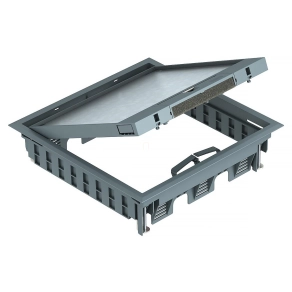   Obo univerzális szerelvénybeépítő egység, acélszürke 264x264x67 7405077