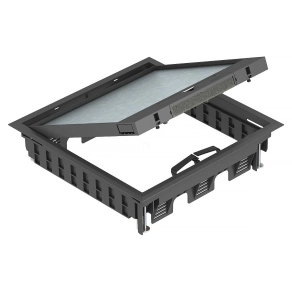   Obo szerelvénybeépítő egység univerzális 264x264x67, grafit fekete 7405079