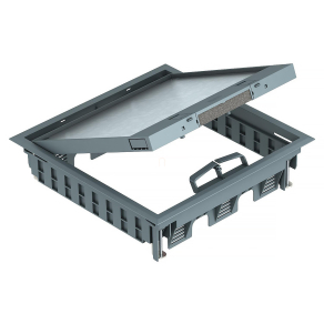   Obo univerzális szerelvénybeépítő egység, acélszürke 264x264x67 7405083