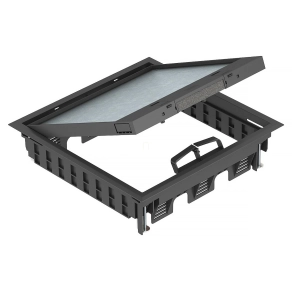   Obo szerelvénybeépítő egység univerzális 264x264x67, grafit fekete 7405085