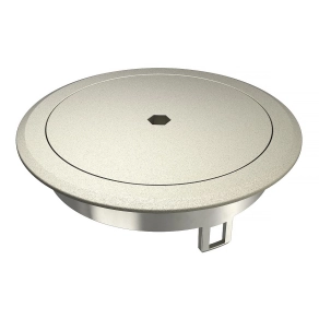 Obo zárható vakfedéL, nikkelezett 7408870