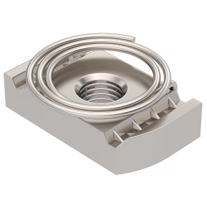   Obo csúszóanya rugóval MS4121/4141 profilsínhez M10, felületkezelés nélkül, utókezelt 1147344