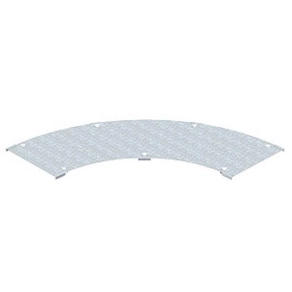   Obo fedél 90°-os sarokidomhoz nagyfesz., 110 és 160 rendszer B400mm, szalaghorganyzott, DIN EN 10346, cink 6231489