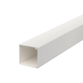   Obo fali és mennyezeti csatorna fenékperforálással 25x25x2000, hófehér 6191053