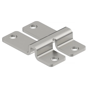   Obo fali- és padlórögzítő GRM-hez szegecselhető/ csavarozható 47x32x9, felületkezelés nélkül, utókezelt, nemesacél 6017164