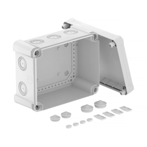 Obo leágazódoboz 240x191x125, világos szürke 2005020