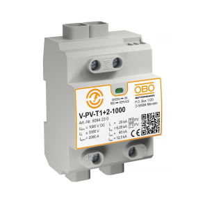   Obo CombiController V-PV Y-kapcsolás napelemes rendszerh, szürke 1000V DC 5094230