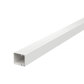   Obo vezetékrendező csatorna fenékperforálással 40x40x2000, szalaghorganyzott / műanyag bevonatú, DIN EN 10346, hófehér 6248497