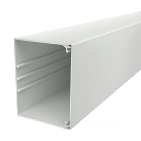   Obo fali és mennyezeti csatorna fenékperforálással, világosszürke 100x130x2000 6027245