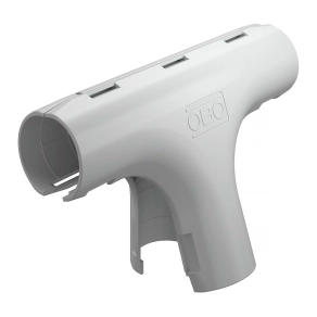 Obo Quick-Pipe T-leágazás M25, világos szürke 2153843