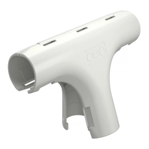 Obo Quick-Pipe T-leágazás M20, hófehér 2153953