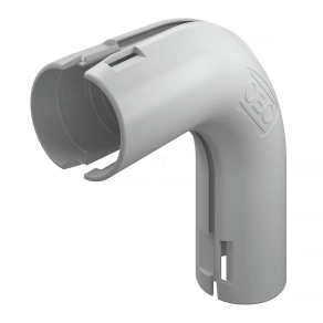   Obo Quick-Pipe 90°-os könyök M25, világos szürke 2154056