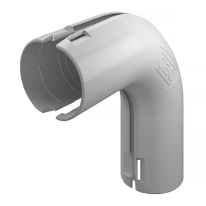   Obo Quick-Pipe 90°-os könyök M32, világos szürke 2154058