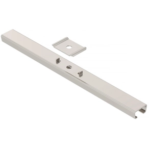   Obo függesztett tartó rácsos tálcához, rögz.elemmel B370mm, felületkezelés nélkül, utókezelt, nemesacél 6015420