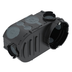   OBO UE 66-L vakolat alatti elektronikai doboz 76x148x67mm, huzatmentes, fekete 2003727