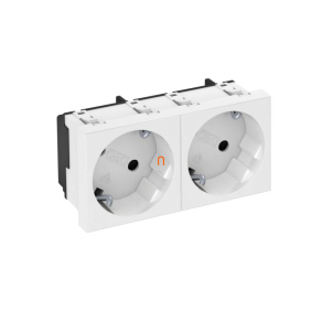   OBO STD-D3S RW2 Csatlakozóaljzat 33fok, kettes védőérintkezős 250V, 10/16A hófehér 6120103