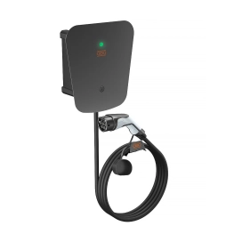   Obo Wallbox elektromos töltőállomás Ion Key kulcsos kapcsolós kivitel, fekete 330x300x127 6570022