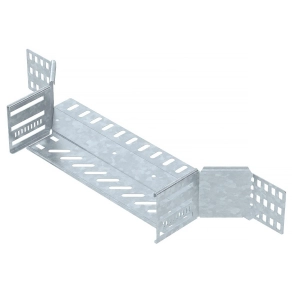   Obo beépíthető leágazás kábeltálcához 85x300, merítetten tűzihorganyzott, DIN EN ISO 1461, cink 6042235