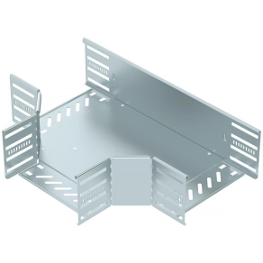   Obo T-leágazás kábeltálcához, vízszintes 110x200, szalaghorganyzott, DIN EN 10346, cink 6038304